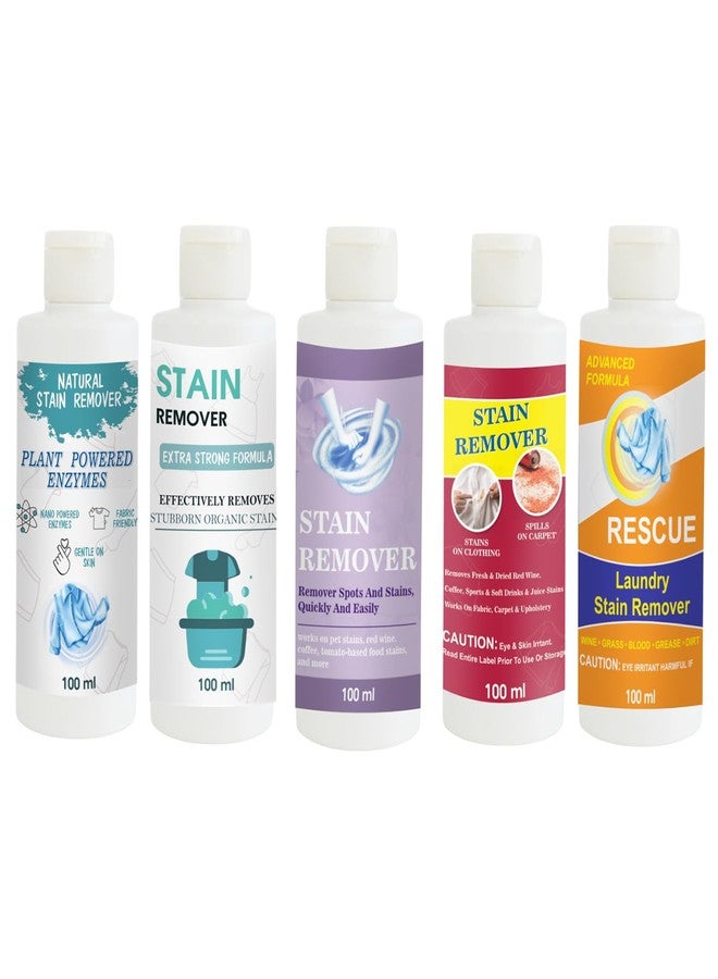 TOOVUS Stain Remover Combo Pack of Shirt, Doll, Purple, Red and Orange Stain Remover | Multi-Surface Cleaning Solution for Clothes, Fabrics, Upholstery (100 g Each) - Image 1